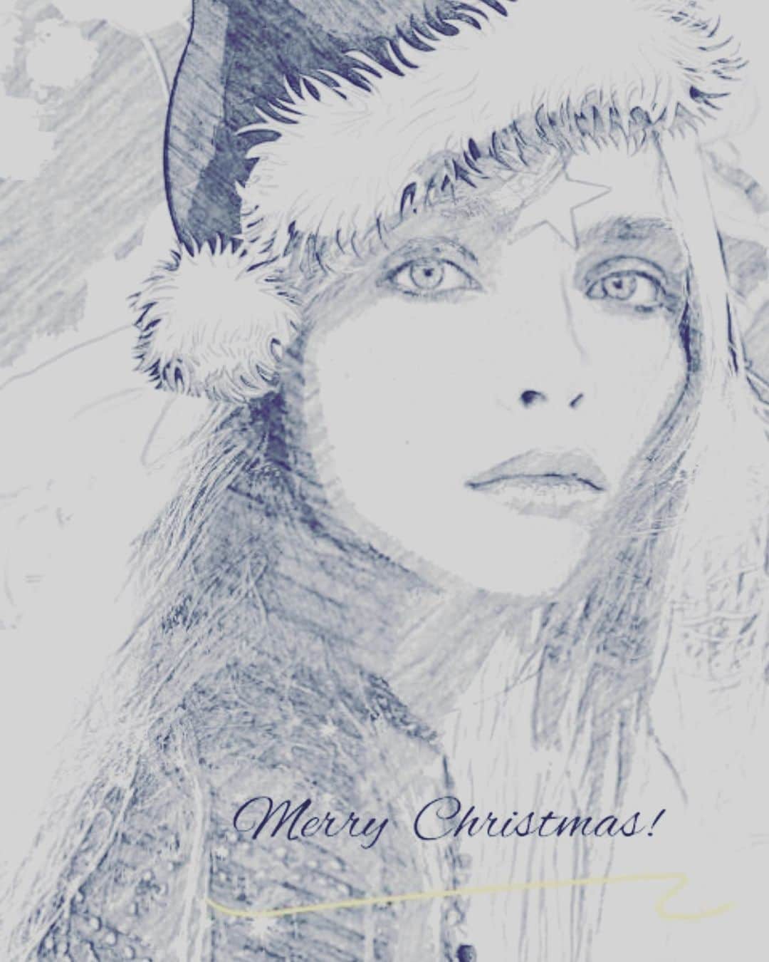 スネジャナ・オノプカのインスタグラム：「Merry Christmas 🎄🎄🎄❤️❤️❤️thank you angel @danny_koshka for this beautiful portrait of me, love you😘😘😘」