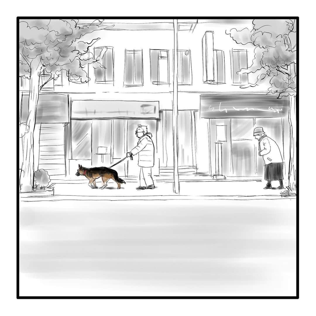 てらりんさんのインスタグラム写真 - (てらりんInstagram)「『ゴボウ』まとめ読み10-⑤  #漫画 #マンガ #まんが #インスタ漫画 #創作 #コミック #イラスト #犬 #シェパード #ゴボウ #manga #comic #illustration #art #drawing #dog #germanshepherd #alsatian #gobo」12月25日 17時05分 - terarin08