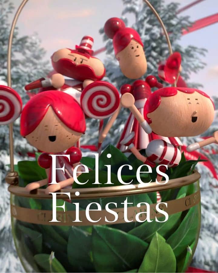 Clarins Españaのインスタグラム：「¡Felices fiestas de parte de todo el equipo de Clarins para ti y para tus seres queridos!  Disfruta de este momento para relajarte y darte un capricho.  ¡y por supuesto mantenerte a salvo! ❤️  #NavidadconClarins  #Clarins」