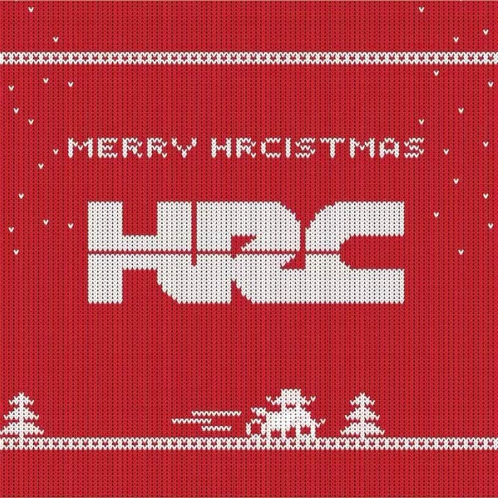 レプソル・ホンダのインスタグラム：「🎅🏻 Merry Christmas everyone! 🎅🏻  Even if you're not celebrating, everyone at Repsol Honda and HRC would like to wish you and your loved ones a great day.  Stay safe and enjoy!」