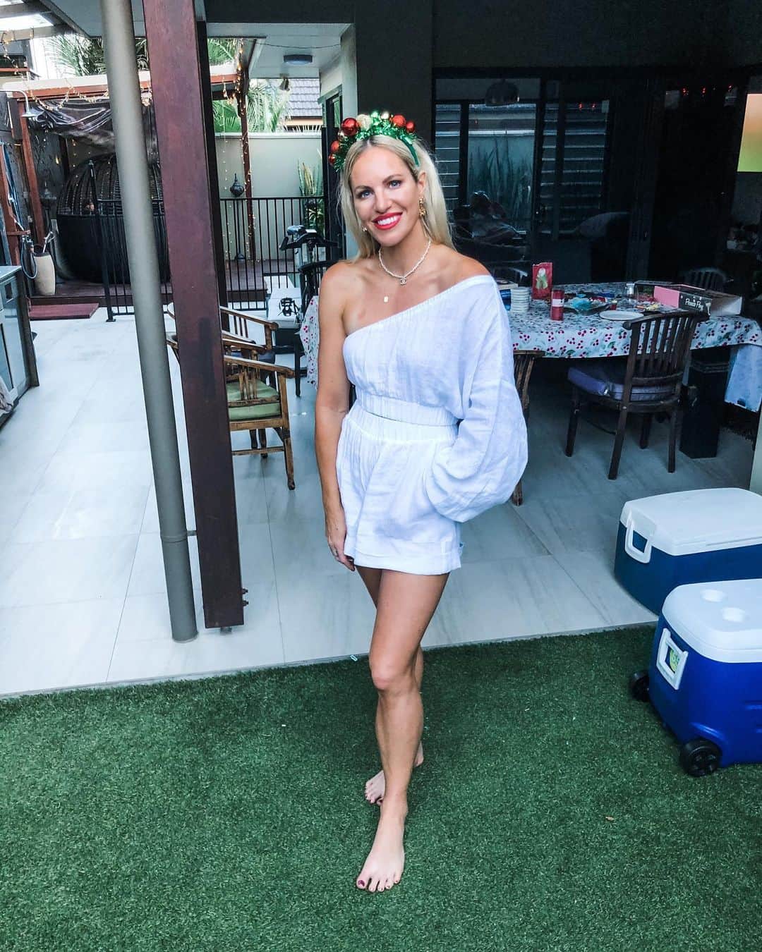 エミリー・シーボームのインスタグラム：「Merry Christmas ya filthy animals!  #christmas #christmas2020 #merrychristmas #brisbane #athlete」