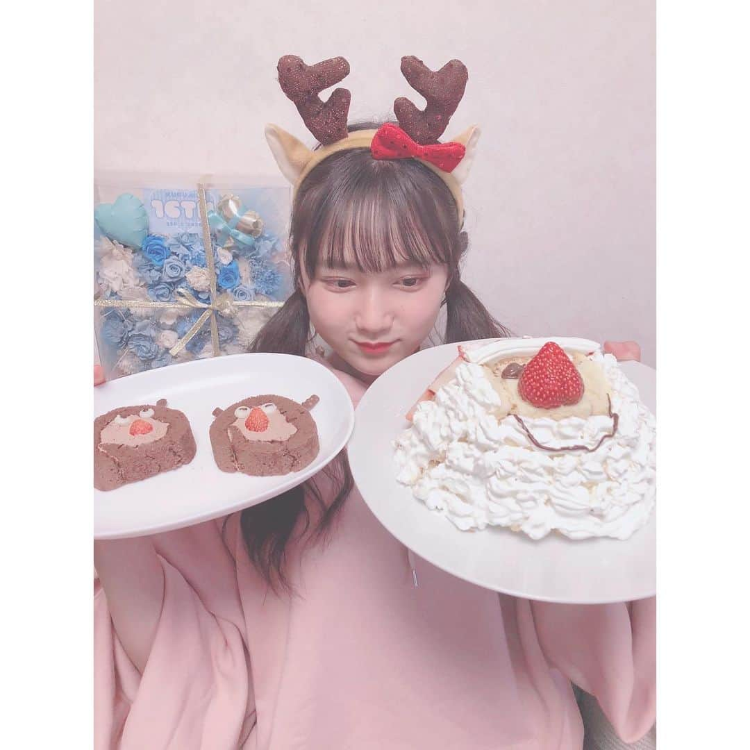 鈴木くるみさんのインスタグラム写真 - (鈴木くるみInstagram)「#メリークリスマス #クリスマス #ケーキ #サンタクロース #トナカイ」12月25日 17時40分 - kurumi_akb48