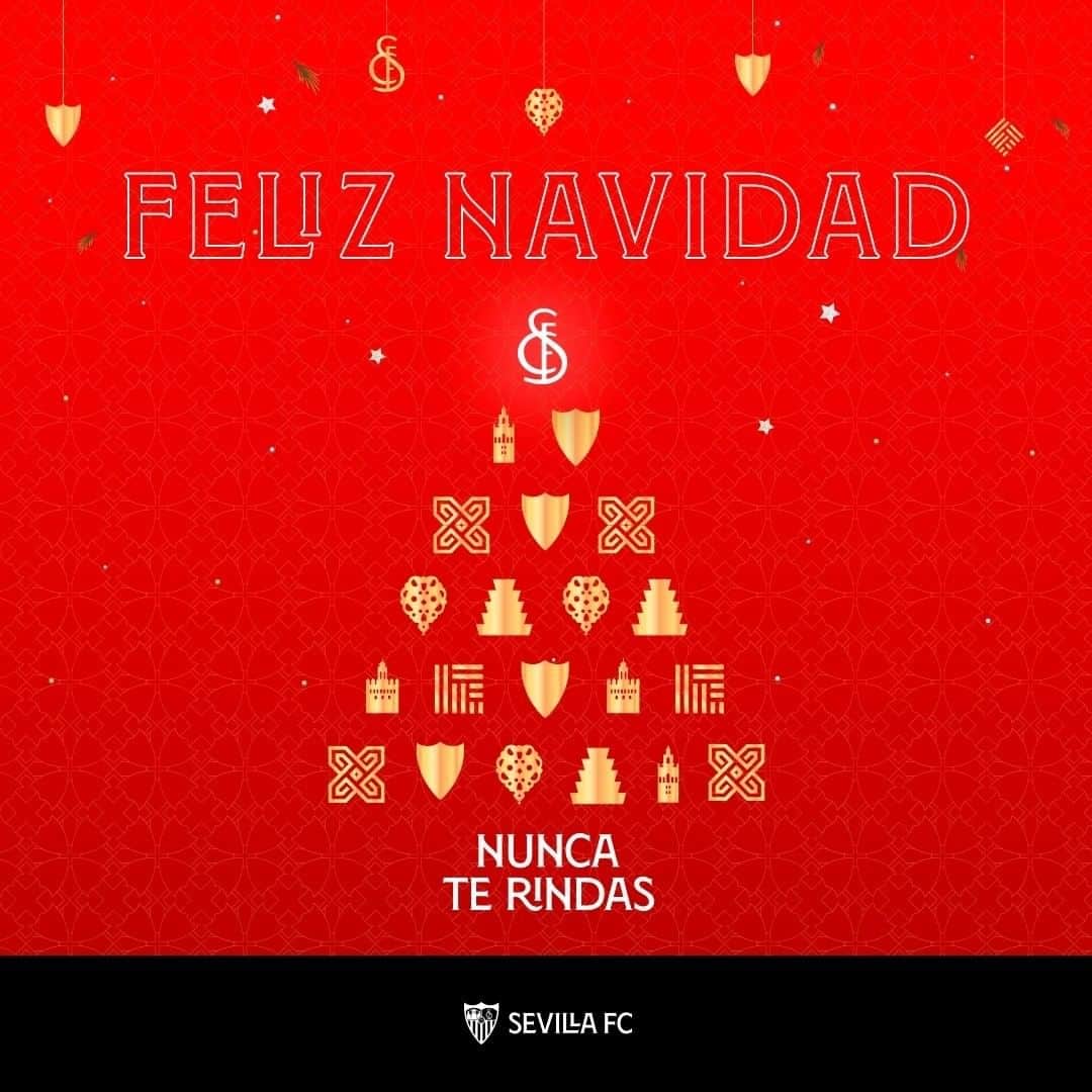 セビージャFCさんのインスタグラム写真 - (セビージャFCInstagram)「𝐅𝐄𝐋𝐈𝐙 𝐍𝐀𝐕𝐈𝐃𝐀𝐃 🎄 ❤ #NuncaTeRindas   #WeareSevilla #merrychristmas #feliznavidad #merryxmas #Sevilla」12月25日 18時00分 - sevillafc