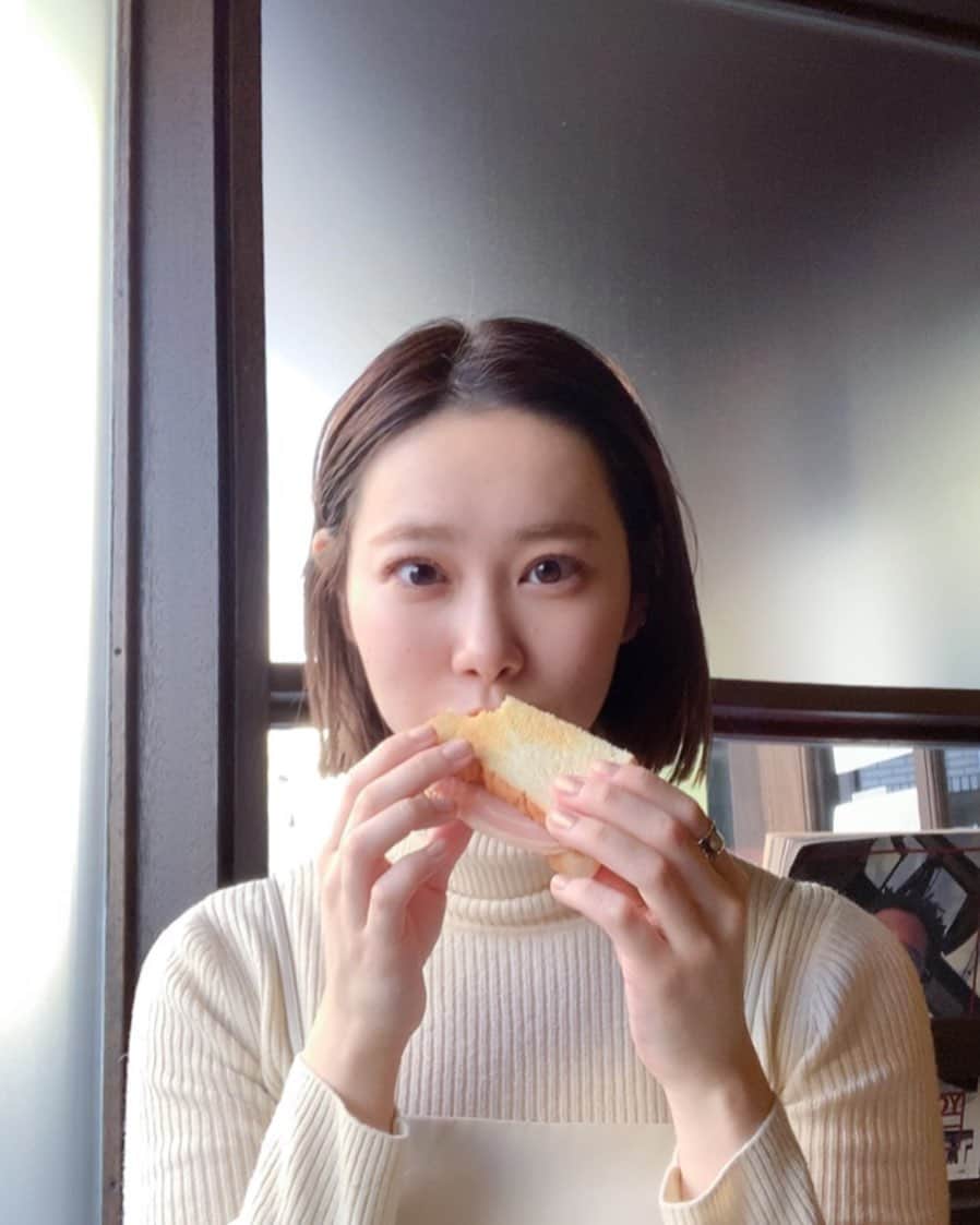 のインスタグラム：「ハムサンド🐖」