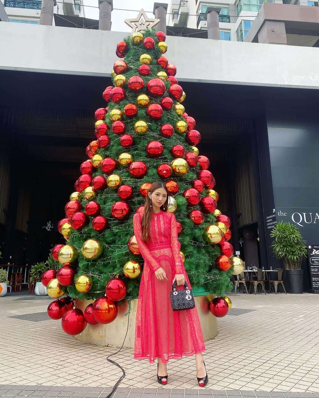 片山夏実のインスタグラム：「Merry Christmas🎄❤️ . . #singpore #シンガポール」
