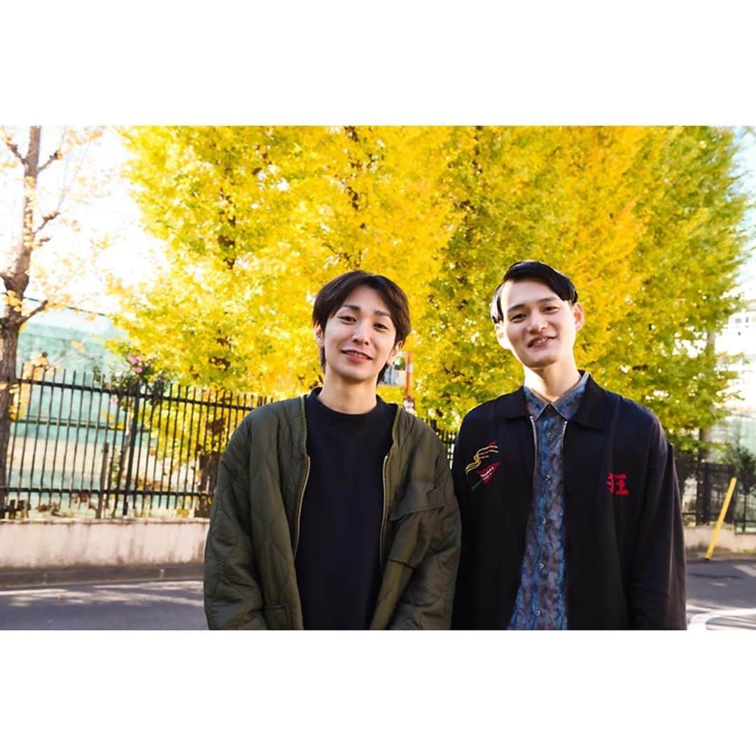 椎木知仁のインスタグラム：「音楽ナタリーにてコウテイ九条ジョーさんと対談させていただきました… やはり感度ピカイチなお方でした… 光の源…」