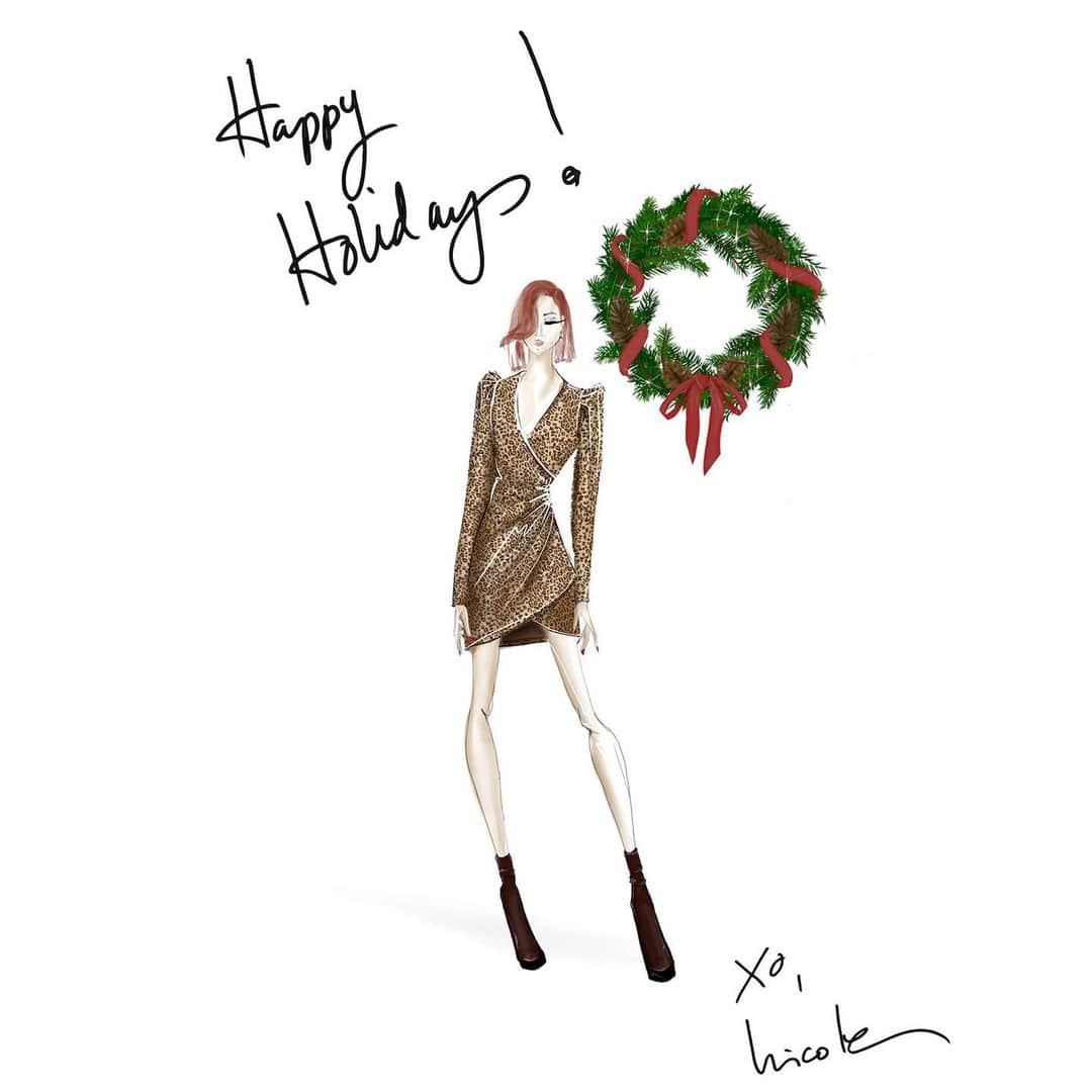 ニコールミラーのインスタグラム：「Happy Holidays! 🎄 Xo, Nicole」