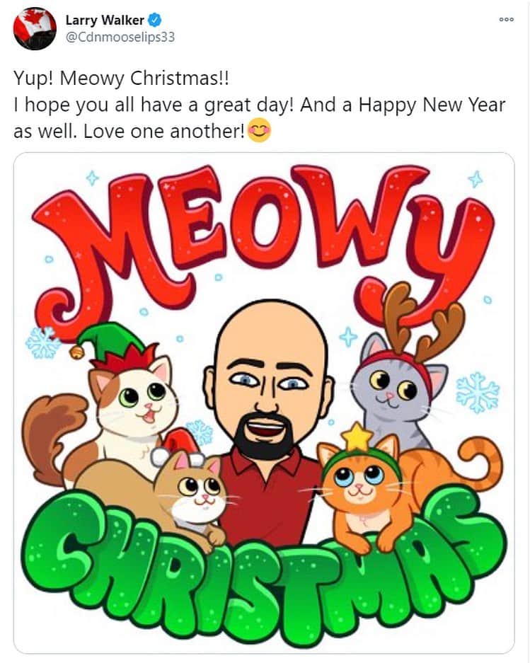 コロラド・ロッキーズのインスタグラム：「A special Christmas message from the Hall of Famer 😹」