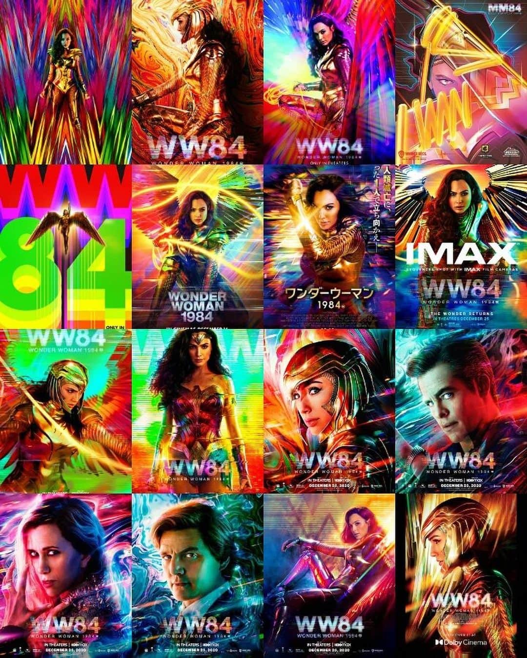 のインスタグラム：「I had the time of my life because #Women and I miss the crew like a planet I was stolen from.  #WW84 opens #CinemaSafe today and streams on @hbomax」