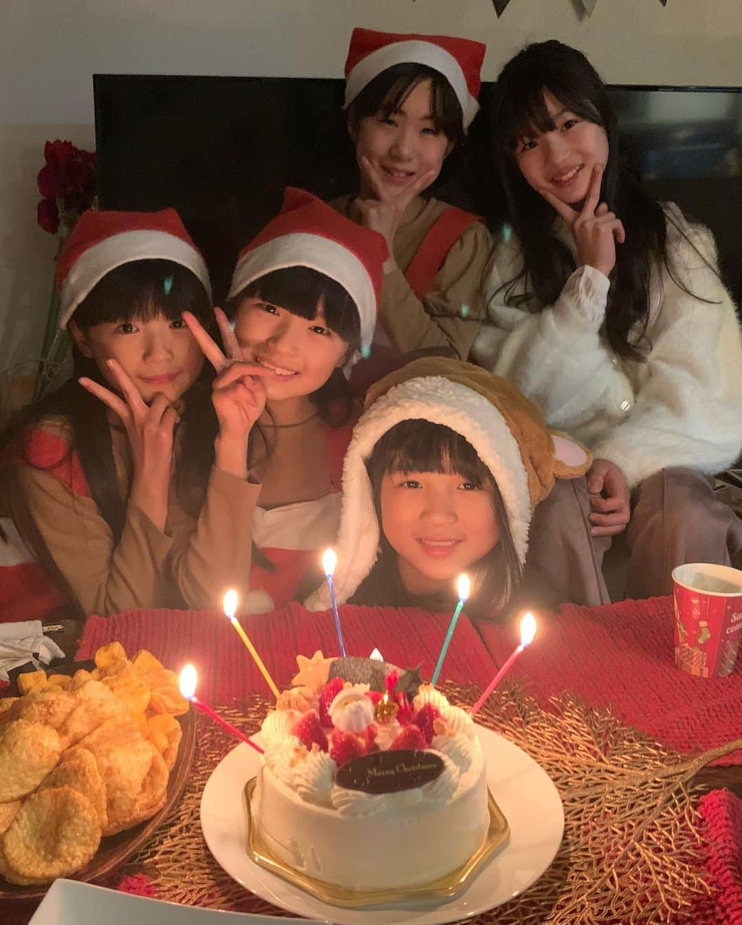 中田華月さんのインスタグラム写真 - (中田華月Instagram)「Merry Xmas…❤︎  @kiyoko5872  いつも素敵な料理ありがとー❤︎  #クリスマス #素敵な時間  #クリスマス料理」12月25日 20時50分 - hachan0925
