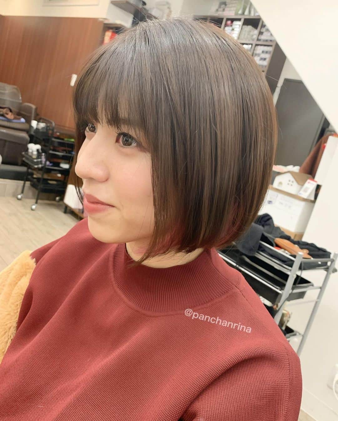 ぱんちゃん璃奈さんのインスタグラム写真 - (ぱんちゃん璃奈Instagram)「#酸熱トリートメント #サブリミックトリートメント  めちゃ綺麗🙌🏻✨ ほんとにいつもいつもありがとうございます😭 美容師さんの力に感謝🙏  コメントでみんなショートがいいって言ってくれて 嬉しかったです。ありがとうございます。  #インナーカラーピンク #ryuck押上　#天使の輪」12月25日 20時57分 - panchanrina