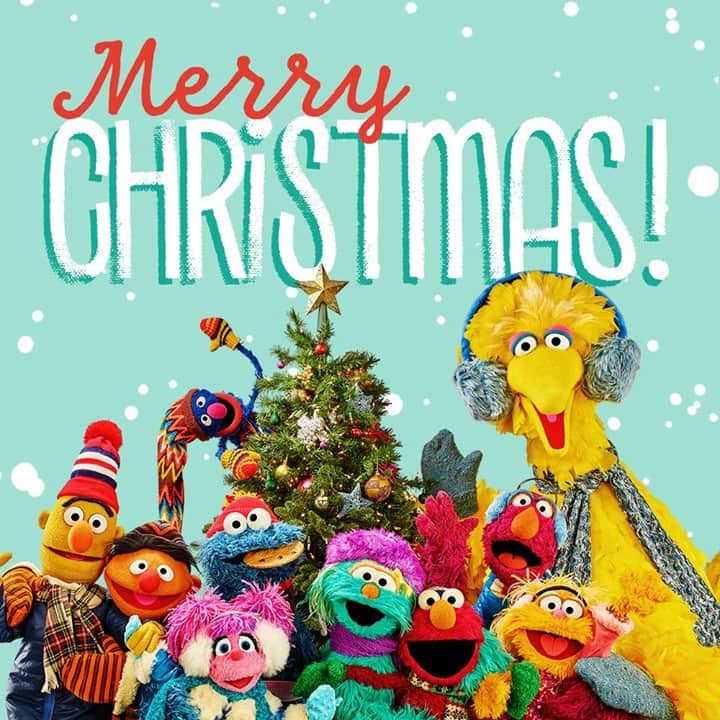 セサミストリートさんのインスタグラム写真 - (セサミストリートInstagram)「Wishing all our friends a very Merry Christmas!」12月25日 22時01分 - sesamestreet