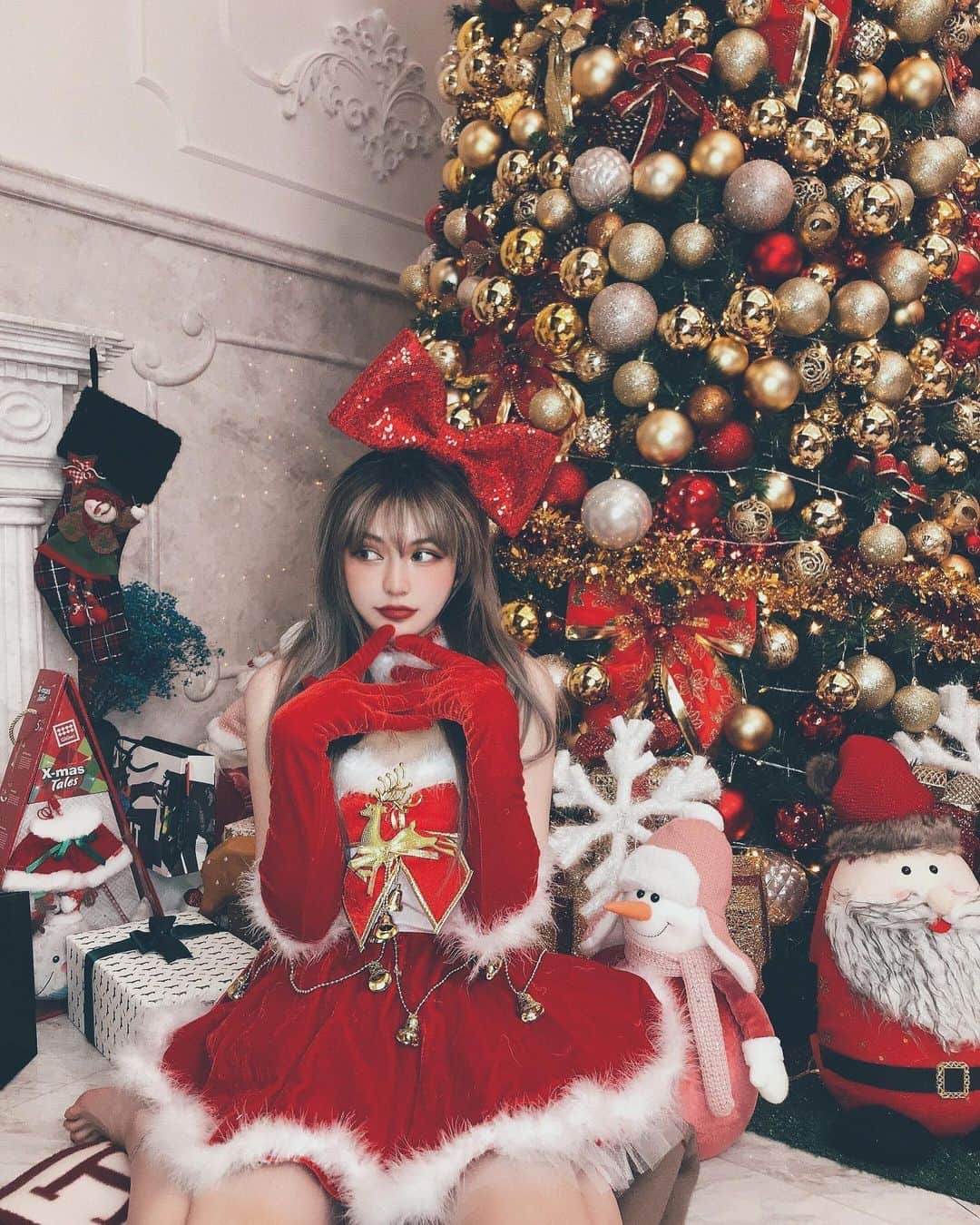 Grace Chowのインスタグラム：「请接收这份圣诞礼物🎁」