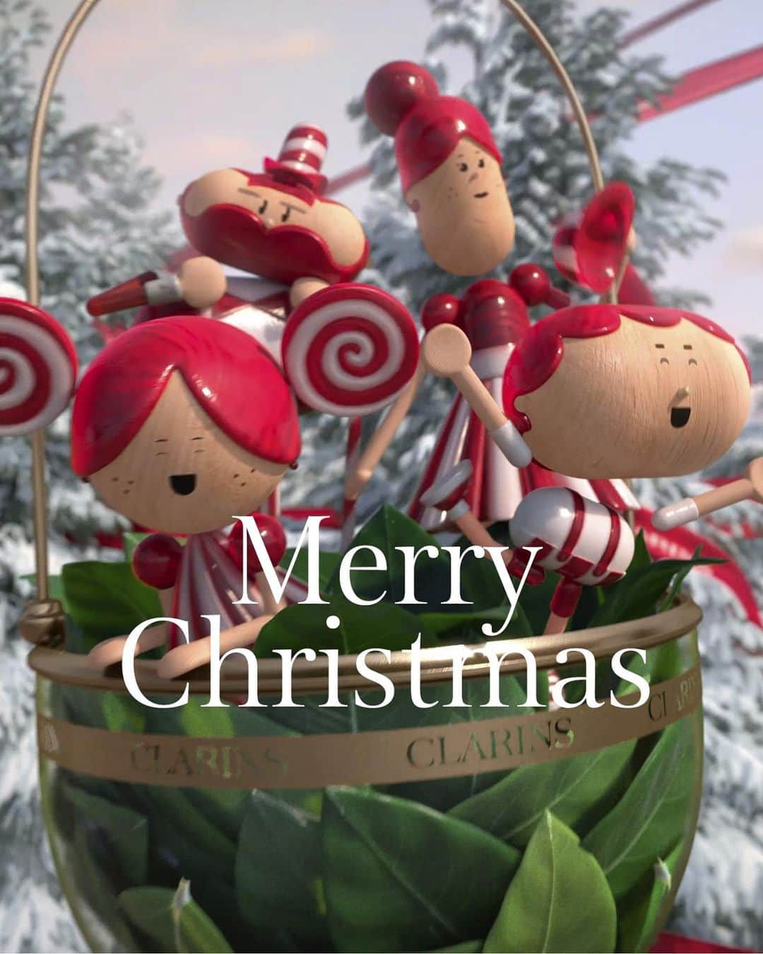 Clarins Canadaのインスタグラム：「Happy Holidays from everyone at Clarins to you and your loved ones. Enjoy this time to relax and treat yourself. Stay safe! ❤️⁣ __________⁣ ⁣ Joyeuses fêtes à vous et à vos proches de la part de la grande famille Clarins. Profitez de ces moments pour vous détendre et vous faire plaisir et surtout, prenez soin de vous ! ❤️⁣ .⁣ .⁣ .⁣ #Clarins #ItsAllAboutYou #ChristmasWithClarins #SweetHoliday #ClarinsHoliday #PlayfulChristmas」
