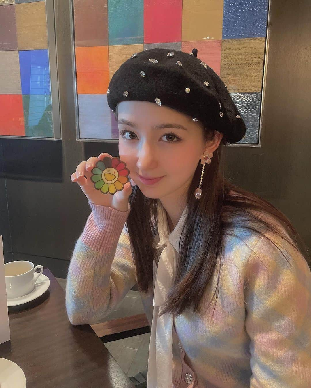 バウエルジゼル愛華さんのインスタグラム写真 - (バウエルジゼル愛華Instagram)「🌼 #afternoontea #takashimurakami #liquem #grandhyatttokyo」12月25日 22時32分 - giselle_aika