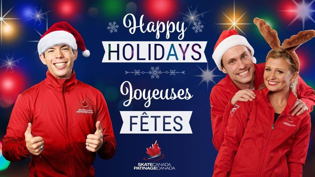 Skate Canadaさんのインスタグラム写真 - (Skate CanadaInstagram)「Merry Christmas & Happy Holidays to our amazing figure skating community! 🎄🎁❤️  // Joyeux Noël et joyeuses fêtes à notre communauté de patinage artistique! 🎄🎁❤️」12月25日 23時00分 - skate_canada