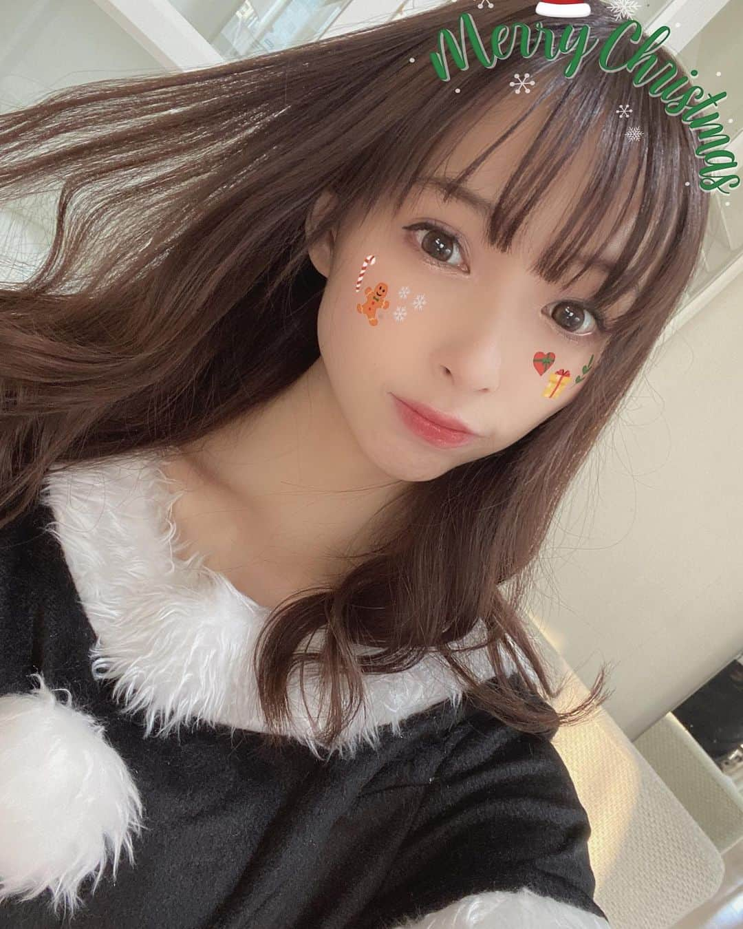 鶴巻星奈のインスタグラム：「Merryxmas🎄❤️」