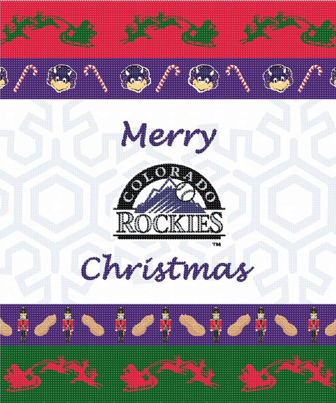 コロラド・ロッキーズのインスタグラム：「Merry Christmas, friends! 🎅🏻🎄🎁」
