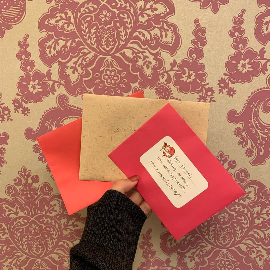 宮丸くるみのインスタグラム：「˙˚ʚ✉ɞ˚˙  ・ ・ ・  #手紙 #letter #誕生日」
