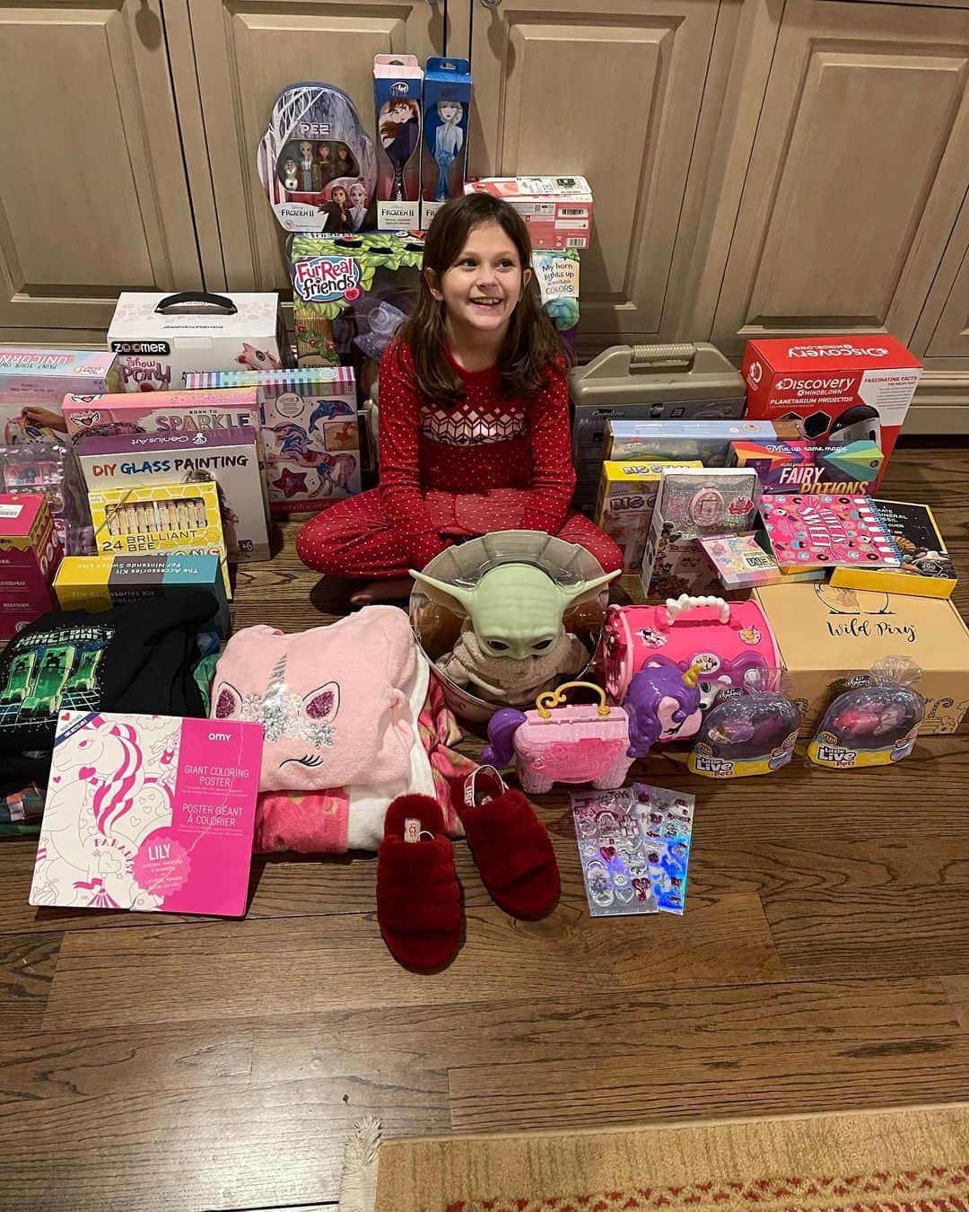 ロージー・オドネルのインスタグラム：「santa delivered #happychristmas」