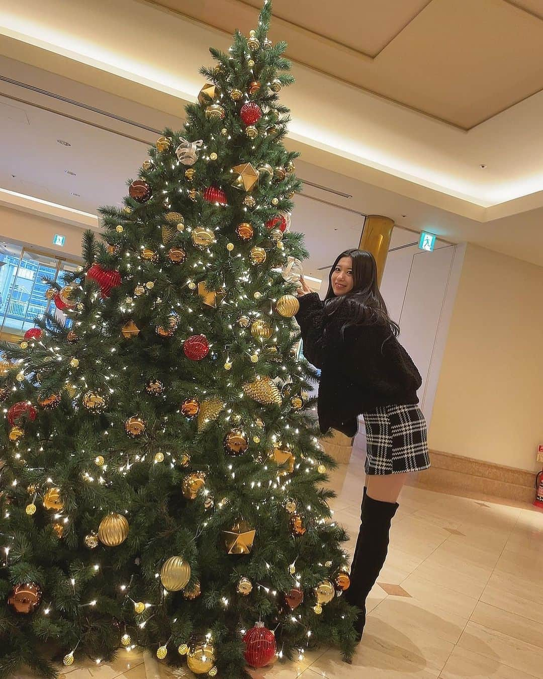 渡邊真由のインスタグラム：「12.24🎄💜🌟」