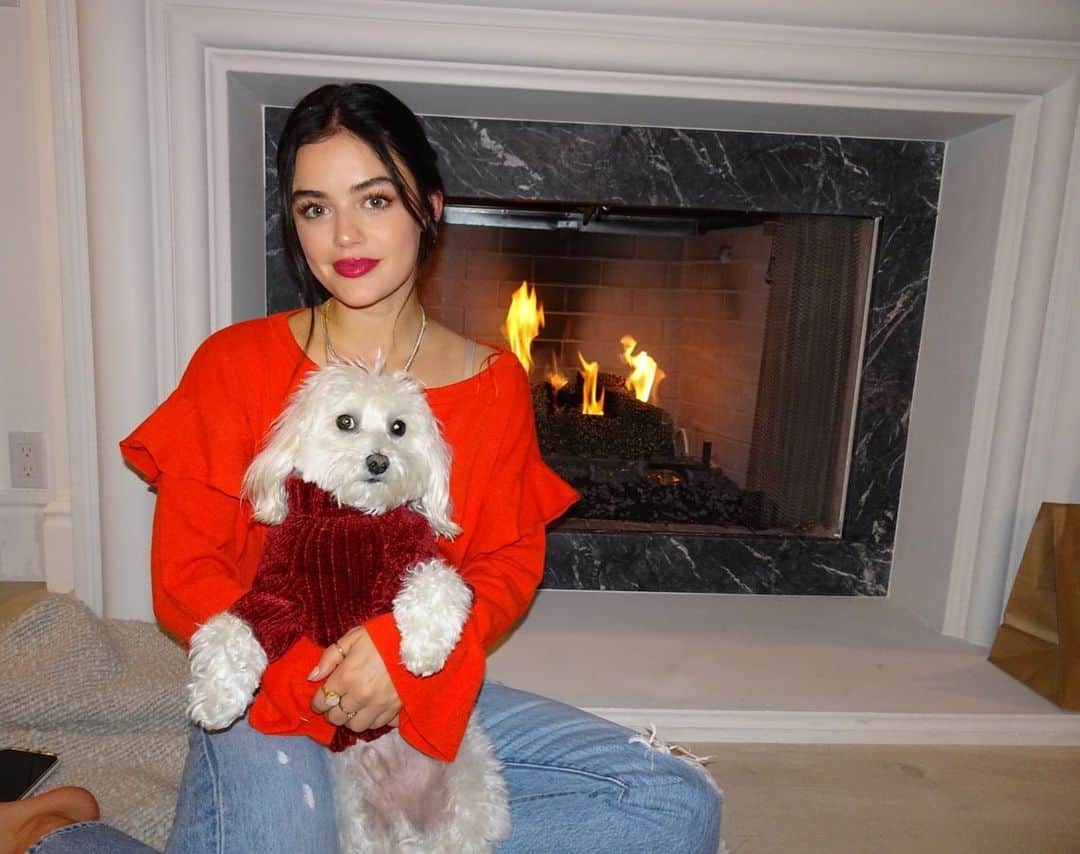 ルーシー・ヘイルのインスタグラム：「Merry Christmas everyone ! Holidays can be hard for so many and bring out a lot of intense emotions. This year is extra hard & bizarre and I’m thinking of everyone who can’t be with the ones they love. To everyone who has lost someone this year, has struggled with addiction or mental illness, lost a job, has spent majority of the year alone ...whatever it may be, my heart goes out to you. Love you all!!!」