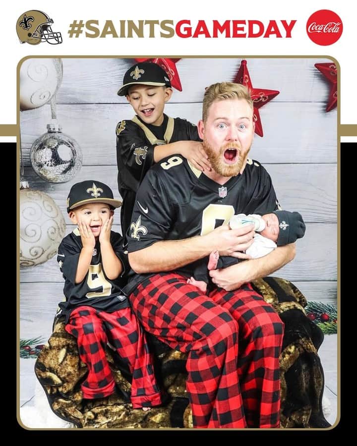 ニューオーリンズ・セインツさんのインスタグラム写真 - (ニューオーリンズ・セインツInstagram)「A Christmas #SaintsGameday! Tell us about your best Saints gifts 👀🎁」12月26日 0時33分 - saints