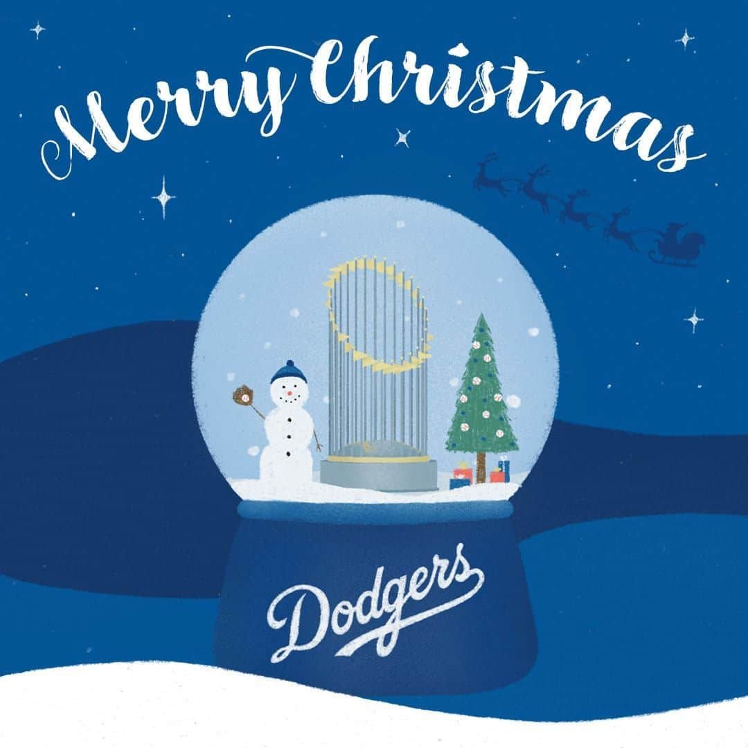 Los Angeles Dodgersさんのインスタグラム写真 - (Los Angeles DodgersInstagram)「Merry Christmas!」12月26日 2時00分 - dodgers