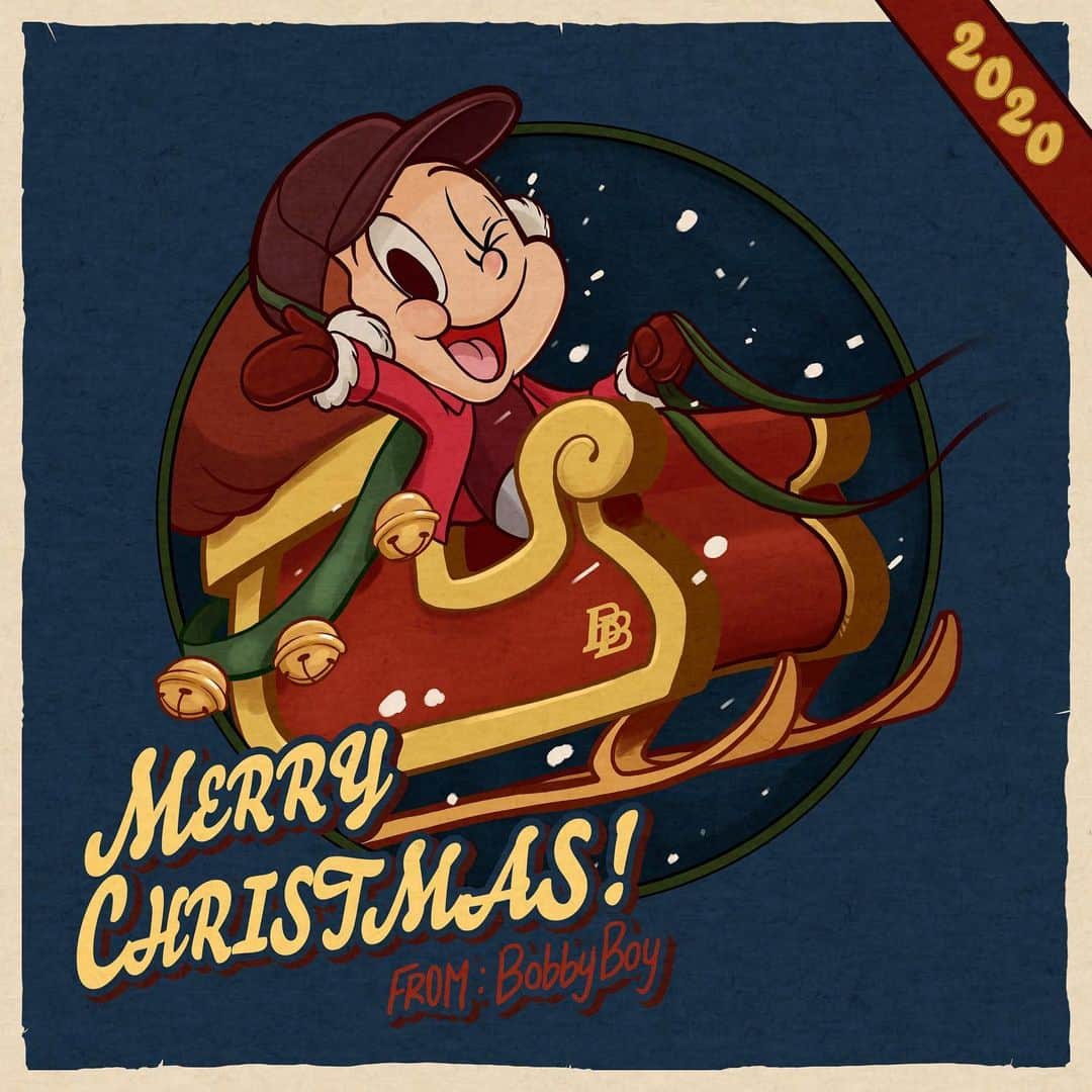 ロジックのインスタグラム：「Merry Christmas from Bobby boy!」