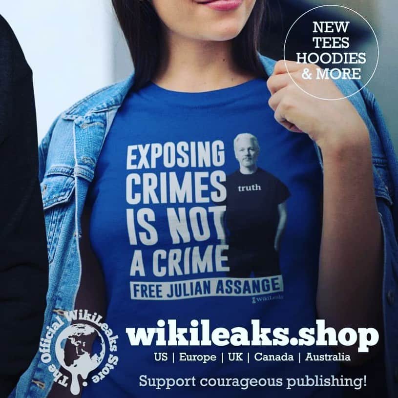 WikiLeaksさんのインスタグラム写真 - (WikiLeaksInstagram)「Join us in posting #WeAreAllAssange - 8pm UK time.  Wear your support for #Assange and get a free tshirt. Use code #WeAreAllAssange at @wikileaksshop (buy 2 get 1 free).」12月26日 3時18分 - wikileaks