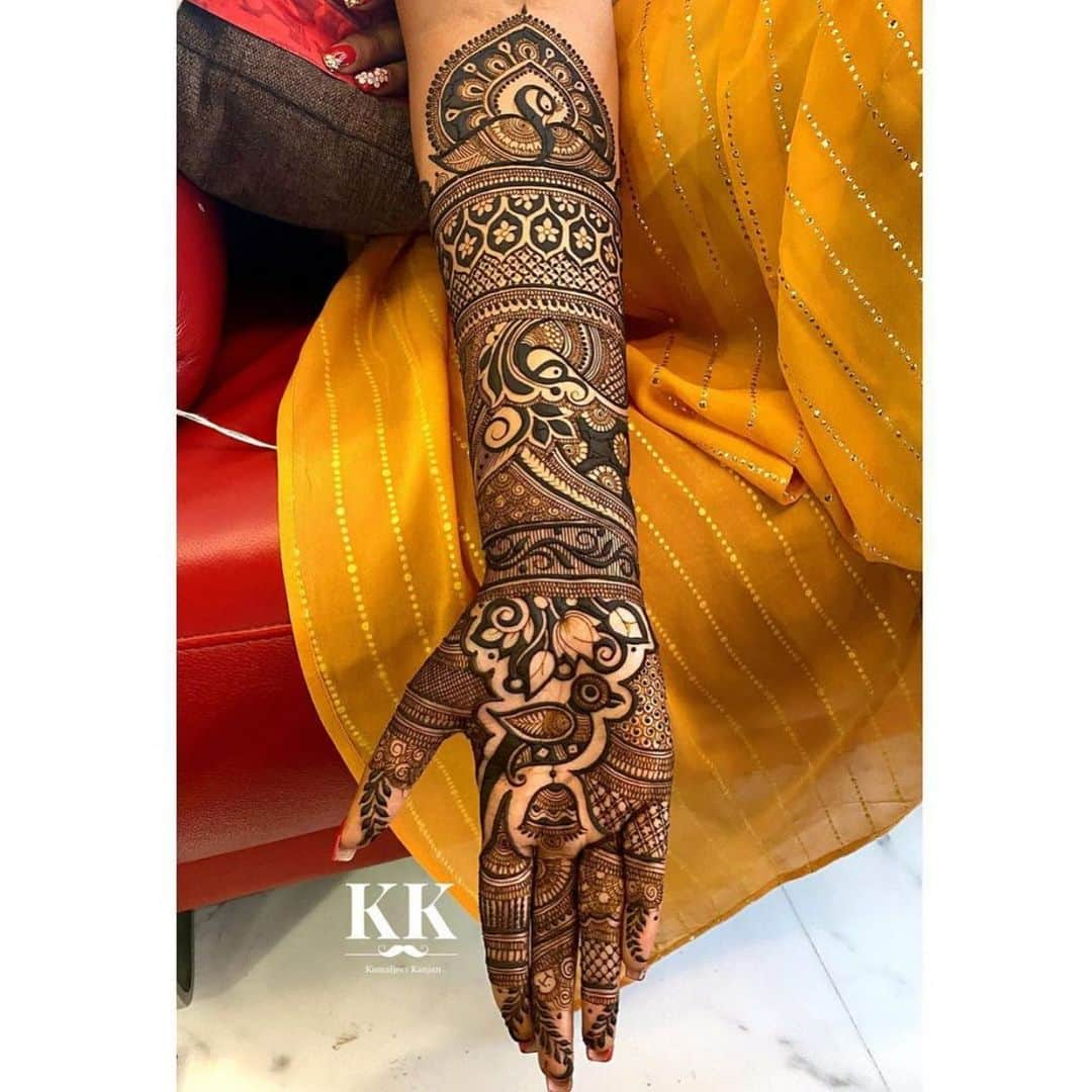 Indianstreetfashionさんのインスタグラム写真 - (IndianstreetfashionInstagram)「Cute mehendi design #indianstreetfashion @indianstreetfashion #indianwedding  #wedding #weddingsofinstagram #instawedding  #covidweddingplanning #bridesofindia #bridesofinstagram #indianbridaloutfit #weddinglook  #bridestyle #weddingtrend #trend #jewellery #weddinginspo #weddingplanner #weddingblogger #destinationwedding #weddingchoreography #sangeetperformance #bridaljewellery #couture #weddingjewellery #weddingshopping #weddingseason #wedding2020  @kamaljeets_mehendi」12月26日 13時42分 - indianstreetfashion