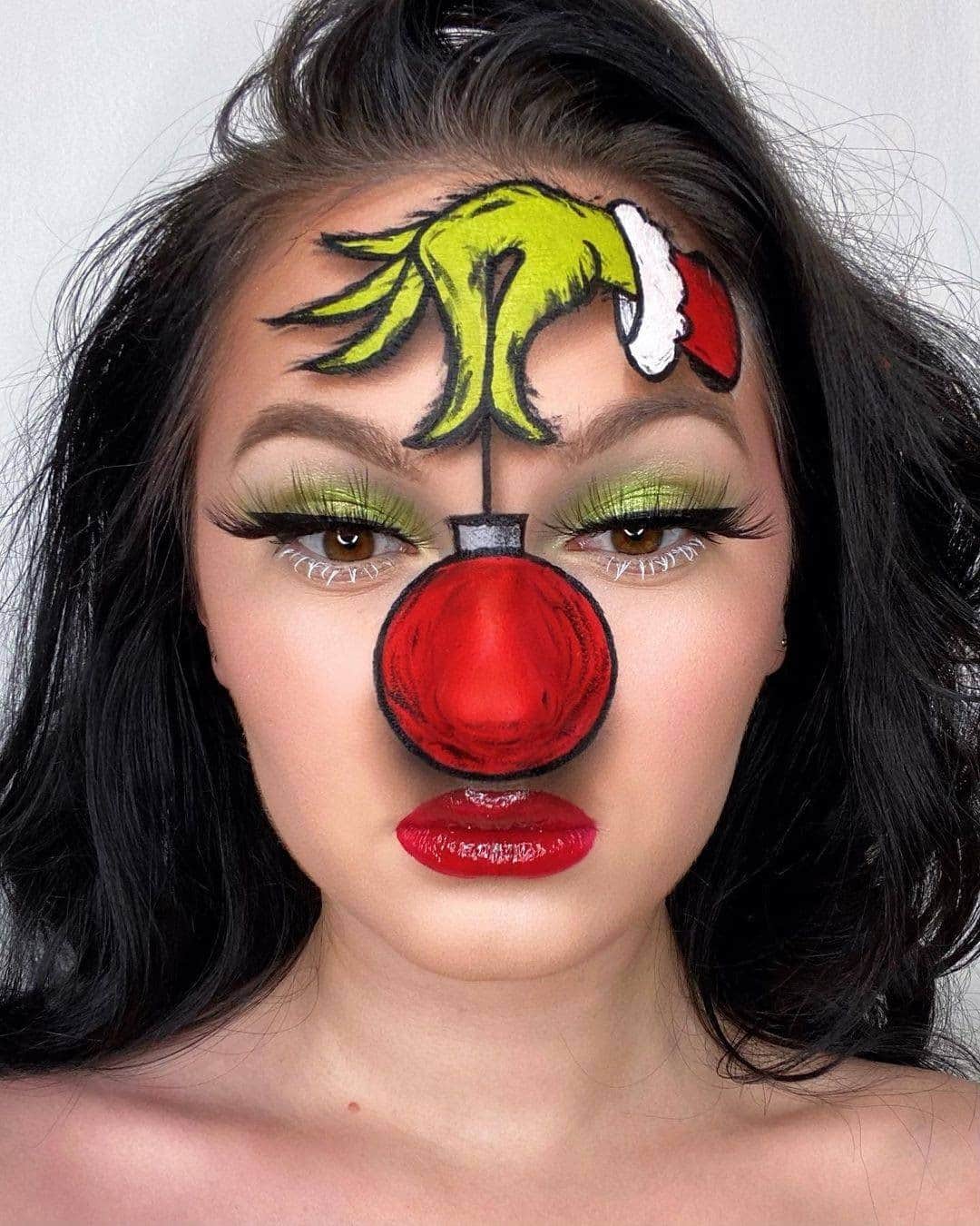 NYX Cosmeticsさんのインスタグラム写真 - (NYX CosmeticsInstagram)「Holiday who-be what-ee? 🎄🌟 @cakedbykelsey frames this Grinch look using our Micro Brow Pencil in 'Ash Brown' ❤️✨ • #icedathome #nyxcosmetics #nyxprofessionalmakeup #crueltyfreebeauty」12月26日 6時58分 - nyxcosmetics