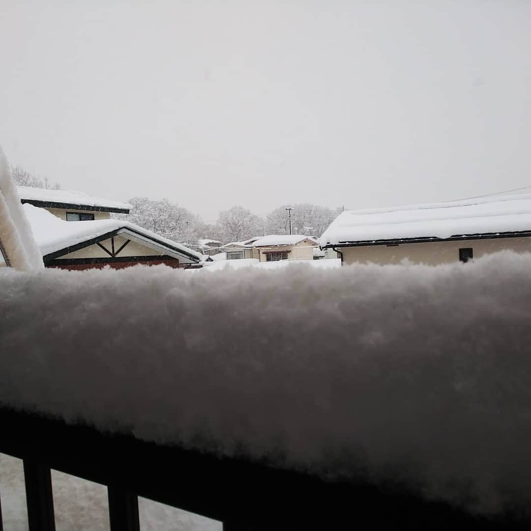みながわゆみさんのインスタグラム写真 - (みながわゆみInstagram)「#おはようございます #今日も素敵な一日を #イマソラ #いまそら #雪 #ゆき #雪降り #雪に負けずに頑張ろう #我が家のベランダから」12月26日 7時00分 - nama.09.19