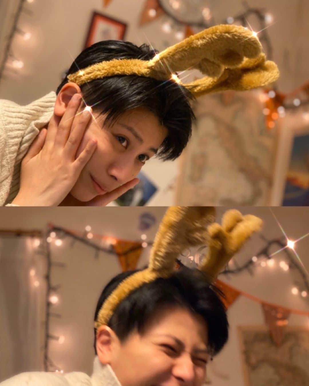 春川芽生のインスタグラム：「てか途中で一瞬起きたけど、 事切れたように19時間寝てて オイラのクリスマスはどこ？？？？ #いつでもなんどでも   追いメリクリ🎄  Photo Santa🎅 @kasumi_aizawa .」