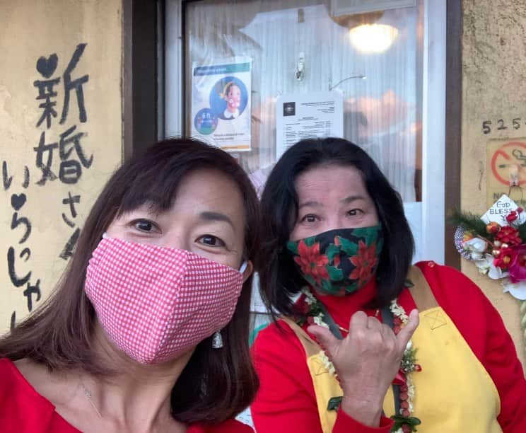 のインスタグラム：「Happy birthday,女将 Tomo ちゃん @sunriserestauranthawaii  Christmas Eveが誕生日  #サンライズレストランハワイ  #ハワイ暮らし #クリスチャン」