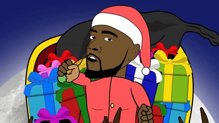 ワイクリフ・ジョンのインスタグラム：「Time to drop off your Christmas gifts」