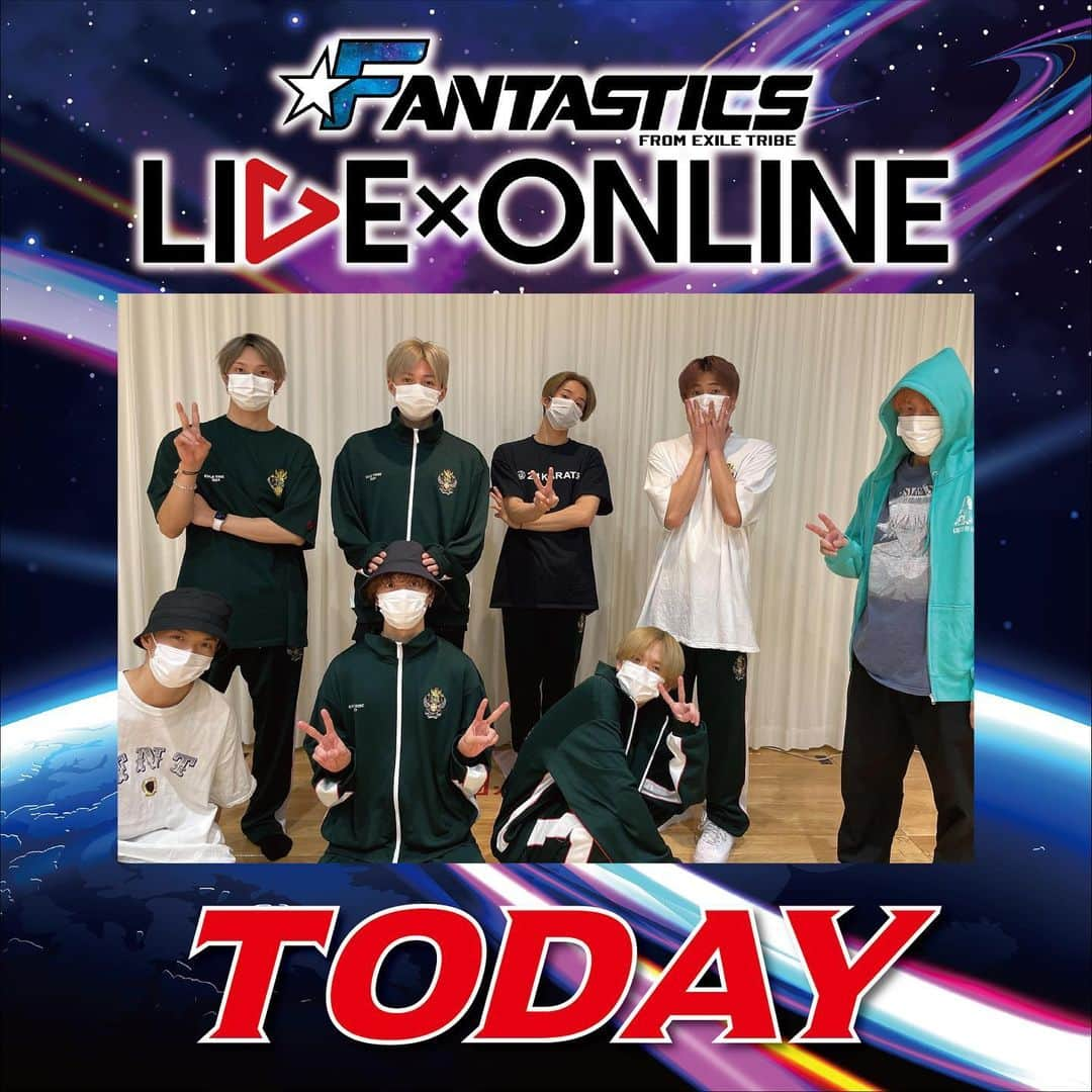 FANTASTICS from EXILE TRIBEさんのインスタグラム写真 - (FANTASTICS from EXILE TRIBEInstagram)「.﻿ 💥🔥LIVExONLINE当日🔥💥﻿ ﻿ ／﻿ LIVE×ONLINE BEYOND THE BORDER﻿ #年忘れナイトフィーバー 📣﻿ ＼﻿ ﻿ 🔥🔥12/26(土) 20:00 START🔥🔥﻿ ﻿ #LIVEONLINE﻿ #FNTV﻿ #FANTASTICS﻿ #LDH﻿ #LIVEONLINE﻿ #ABEMA﻿」12月26日 12時04分 - fantastics_fext