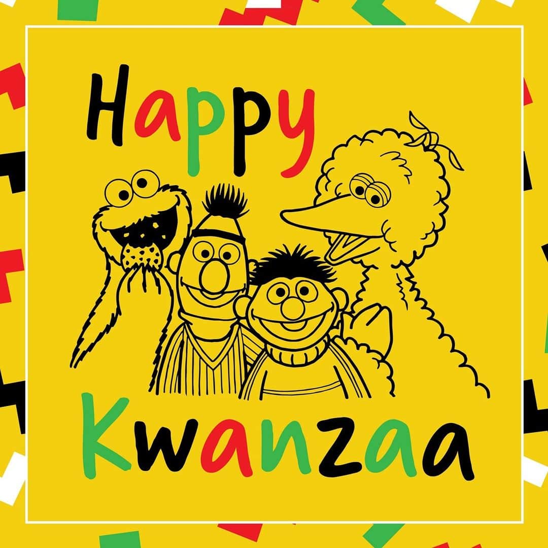 セサミストリートさんのインスタグラム写真 - (セサミストリートInstagram)「Happy Kwanzaa! Join us in celebrating unity, culture, and togetherness with loved ones!」12月26日 23時00分 - sesamestreet