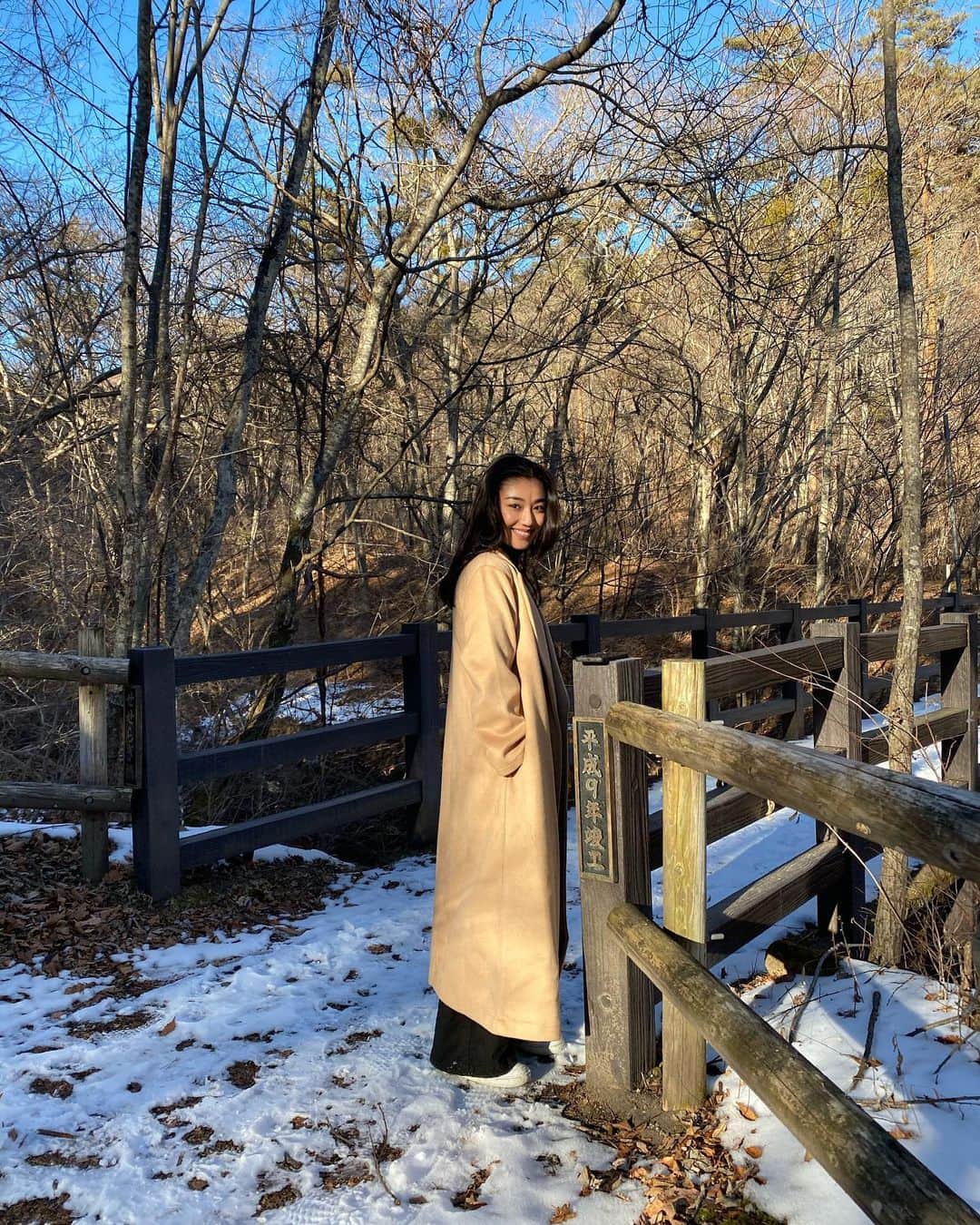 松本優のインスタグラム：「. . Karuizawa🍂 . . #yucode👗 #ootd#outfit」