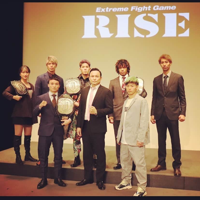 相内誠さんのインスタグラム写真 - (相内誠Instagram)「#RISE#初会見#デビュー戦#横浜アリーナ #トップファイターばかりで焦る笑」12月26日 15時22分 - aiuchimakoto
