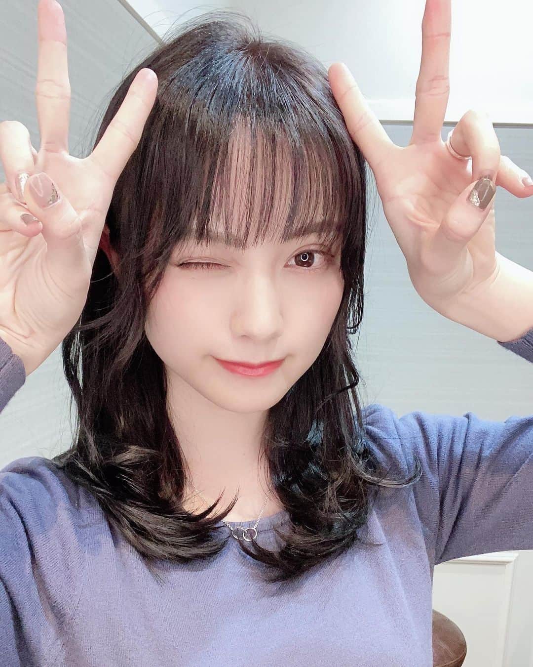 のインスタグラム：「髪の毛染めまし、た、  #桃月なしこ #なしこたそ」