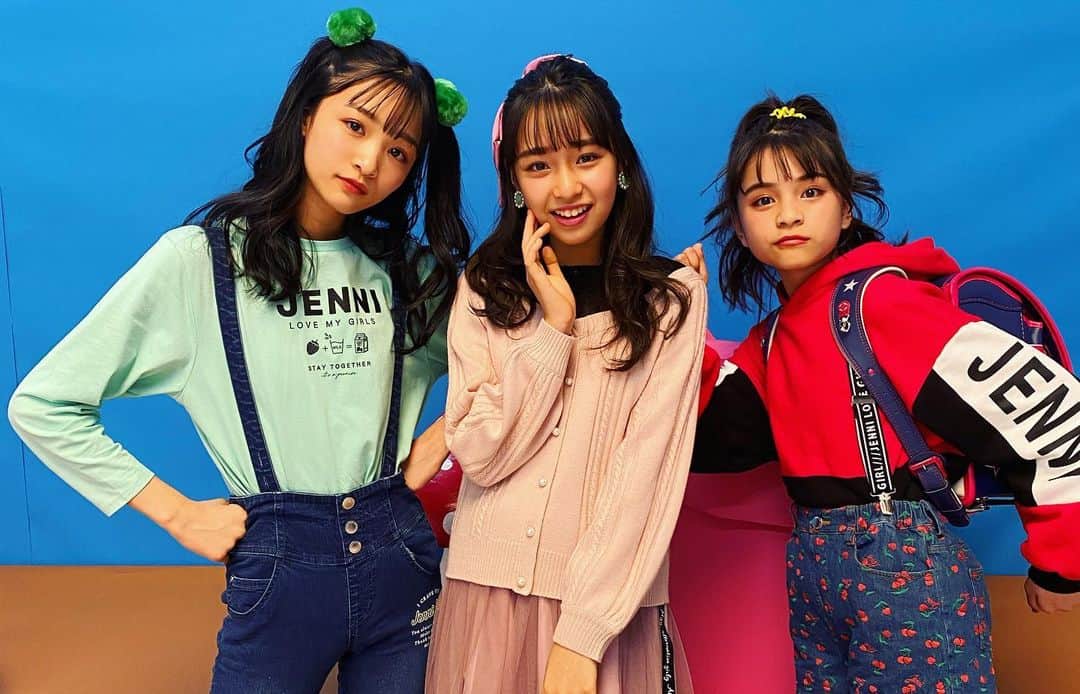 ニコ☆プチのインスタグラム：「. . マリオの世界からこんにちは😃⭐️ . 誰がどのキャラクターかわかるかな？❤️💚💗 . #有坂心花 #中山あやか #藤岡舞衣 #ニコプチ」