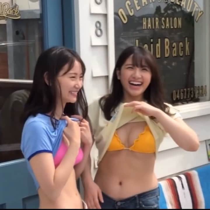 脚本千本ノックのインスタグラム：「#大和田南那  #永尾まりや」