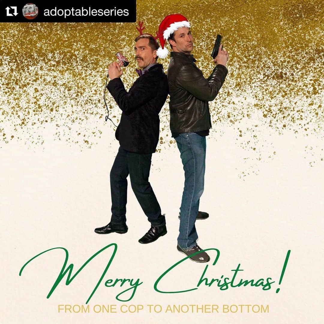のインスタグラム：「#Repost @adoptableseries Follow our IG account today! It’s the one gift you WON’T want to return! ・・・ Hope everyone had a Merry Christmas from one cop to another bottom! - @scolo222 @therealnoahwyle」