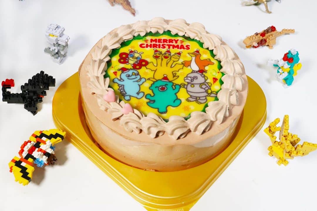 ぎわちん。さんのインスタグラム写真 - (ぎわちん。Instagram)「MerryChristmas🎄 #ゴジラ #godzilla #ケーキ #cake #ちびゴジラ #シンゴジラ #chibigodzilla  #shingodzilla #モスラ #キングギドラ #ガイガン #メカゴジラ #蒲田くん #ぎわちん #クリスマス #christmas」12月27日 0時47分 - giwa_chin
