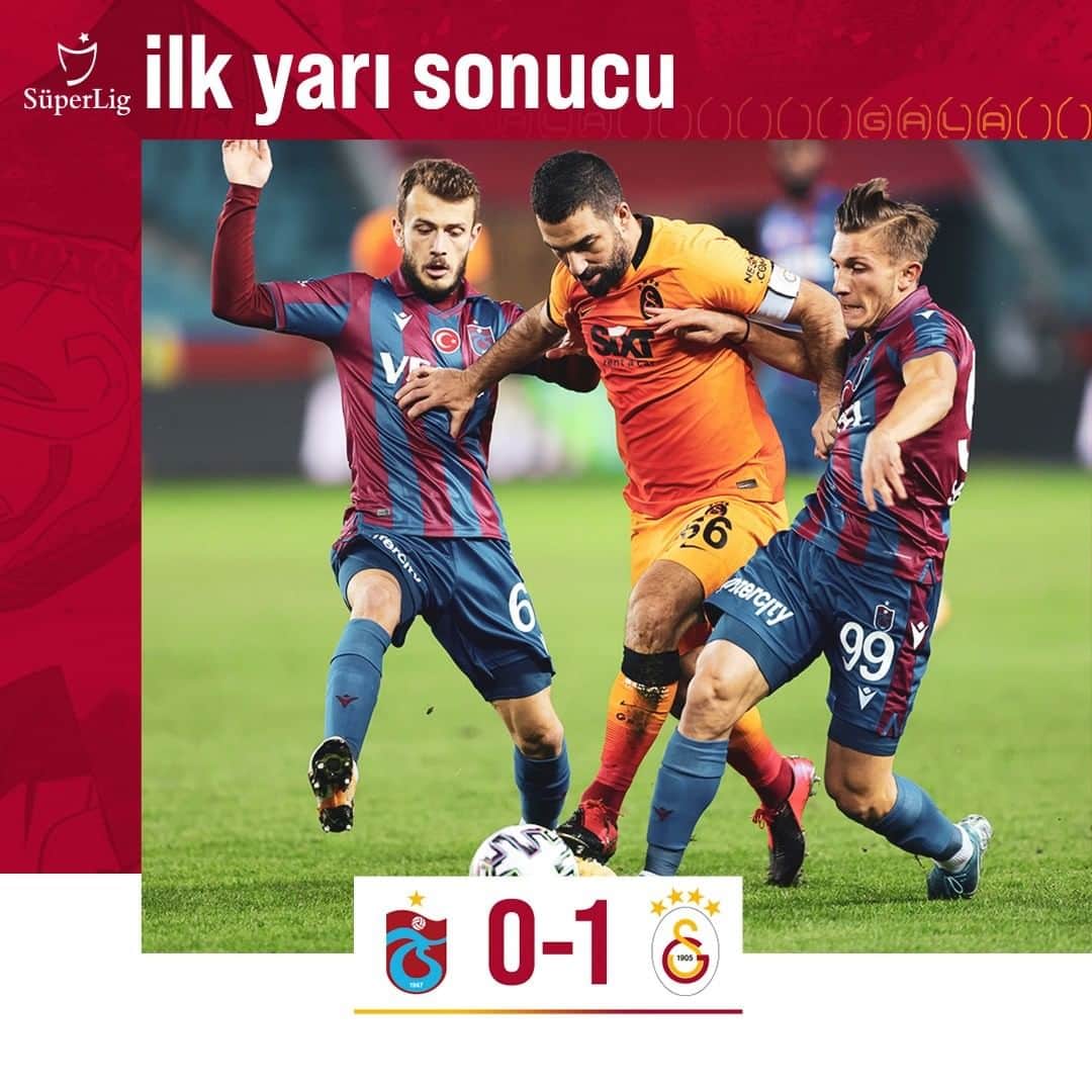 ガラタサライSKさんのインスタグラム写真 - (ガラタサライSKInstagram)「İlk yarı sonucu: Trabzonspor 0-1 #Galatasaray #TSvGS」12月27日 1時49分 - galatasaray