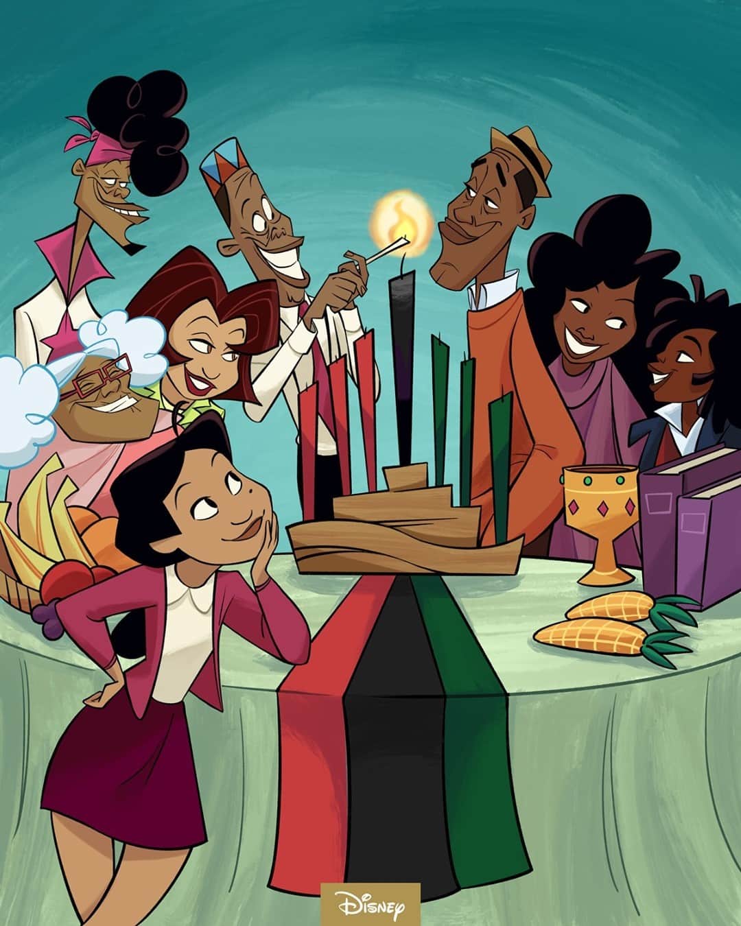 Disneyさんのインスタグラム写真 - (DisneyInstagram)「Celebrate your proud heritage, community, and family. Wishing you a joyous Kwanzaa!」12月27日 2時00分 - disney