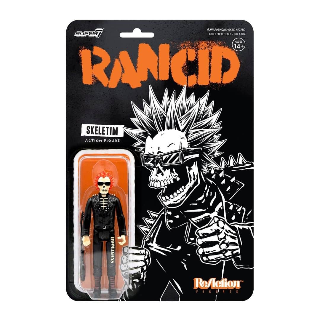 Rancidさんのインスタグラム写真 - (RancidInstagram)「Brand new Rancid @super7 ReAction figure out NOW.  Link in bio  #Rancid」12月27日 2時00分 - rancid
