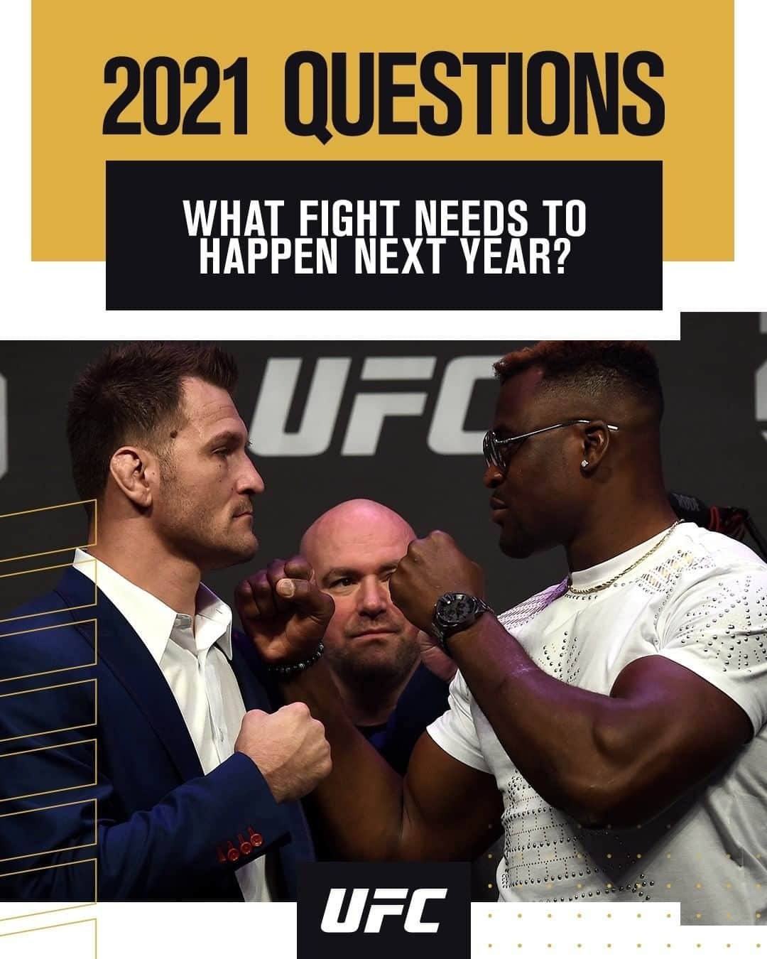 UFCさんのインスタグラム写真 - (UFCInstagram)「What fight is at the top of your wish list? 📝」12月27日 2時03分 - ufc