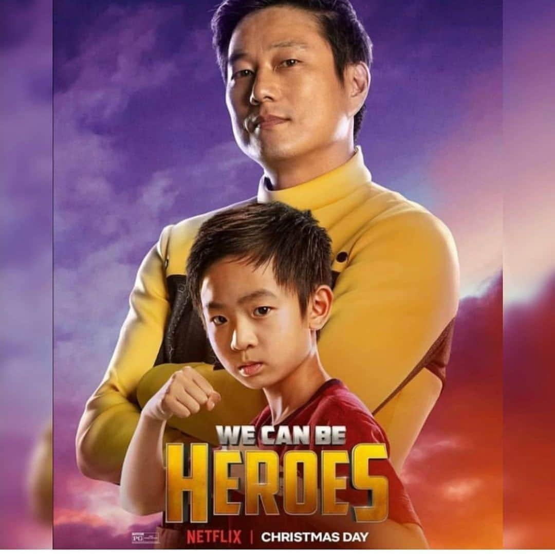 サン・カンさんのインスタグラム写真 - (サン・カンInstagram)「Got to hang out with this awesome young man @dylanhenrylau while shooting @wecanbeheroesmovie - You’re a total pro Dylan.Proud I got to play your pops. You are a shining star! Everyone that meets you loves you. Watch him today on @netflix #wecanbeheroes」12月27日 2時51分 - sungkangsta